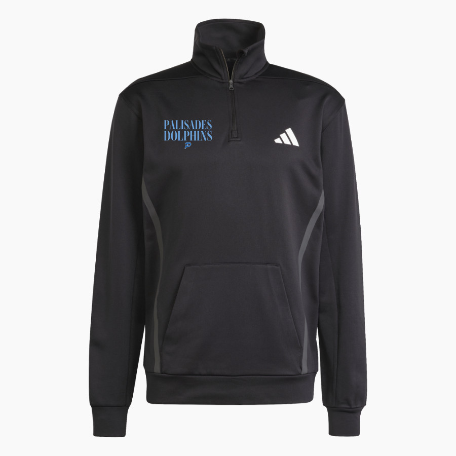 PALISADES CHARTER HIGH SCHOOL DOLPHINS <span class="pdp-name-mascot">PALISADES DOLPHINS</span> adidas Men's Game & Go Team Issue 1/4 Zip