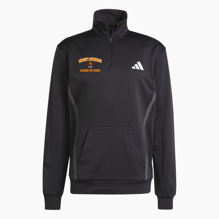 CHRIST LUTHERAN Cougars <span class="pdp-name-mascot">CHRIST LUTHERAN DAY SCHOOL Cougars</span> adidas Men's Game & Go Team Issue 1/4 Zip