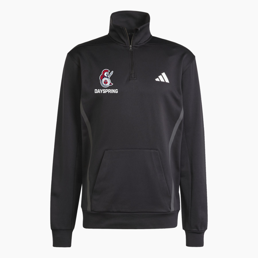 Dayspring Christian Academy represent jesus well adidas Men's Game & Go Team Issue 1/4 Zip