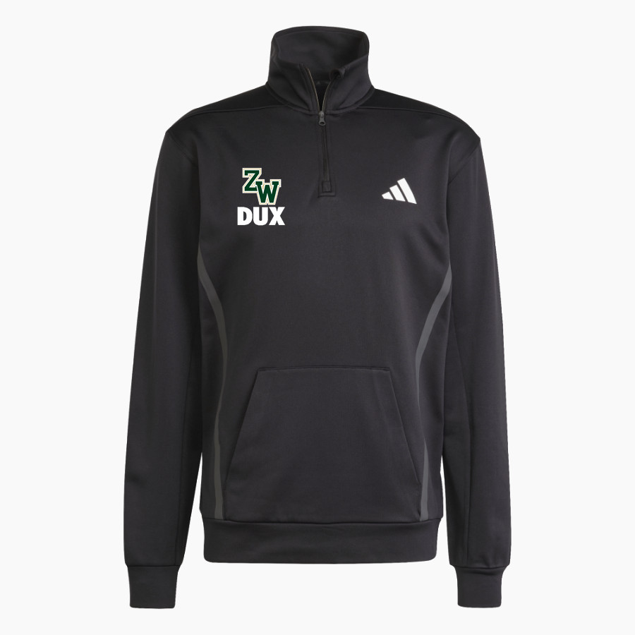 ZEELAND WEST HIGH SCHOOL Athletics <span class="pdp-name-mascot">ZEELAND WEST DUX</span> adidas Men's Game & Go Team Issue 1/4 Zip