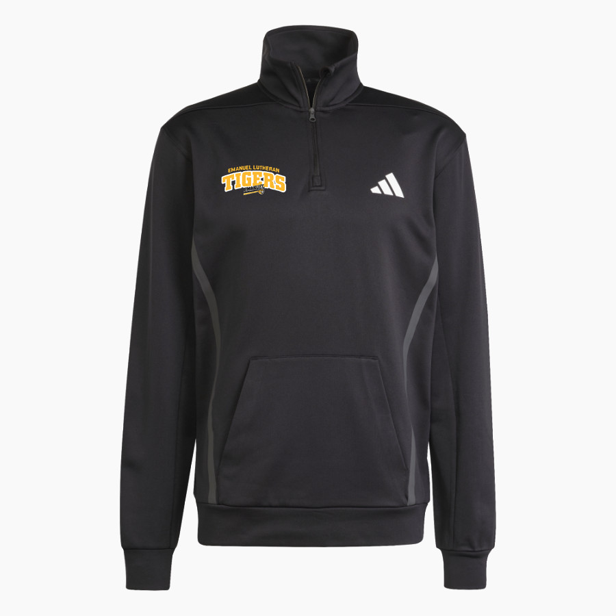 Emanuel Lutheran Tigers <span class="pdp-name-mascot">Emanuel Lutheran School Tigers</span> adidas Men's Game & Go Team Issue 1/4 Zip