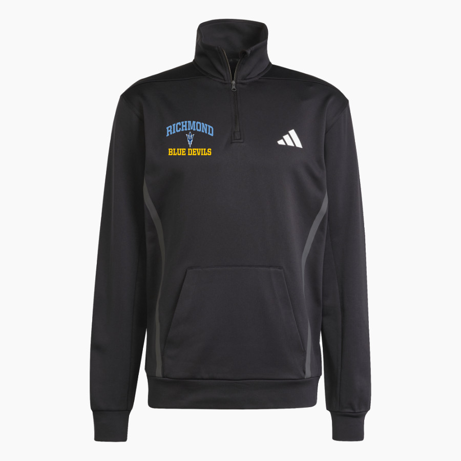 RICHMOND HIGH SCHOOL BLUE DEVILS <span class="pdp-name-mascot">RICHMOND BLUE DEVILS</span> adidas Men's Game & Go Team Issue 1/4 Zip