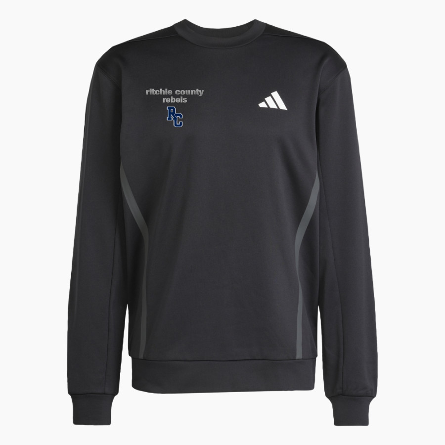 RITCHIE COUNTY HIGH SCHOOL REBELS <span class="pdp-name-mascot">RITCHIE COUNTY REBELS</span> adidas Men's Game & Go Team Issue Crew