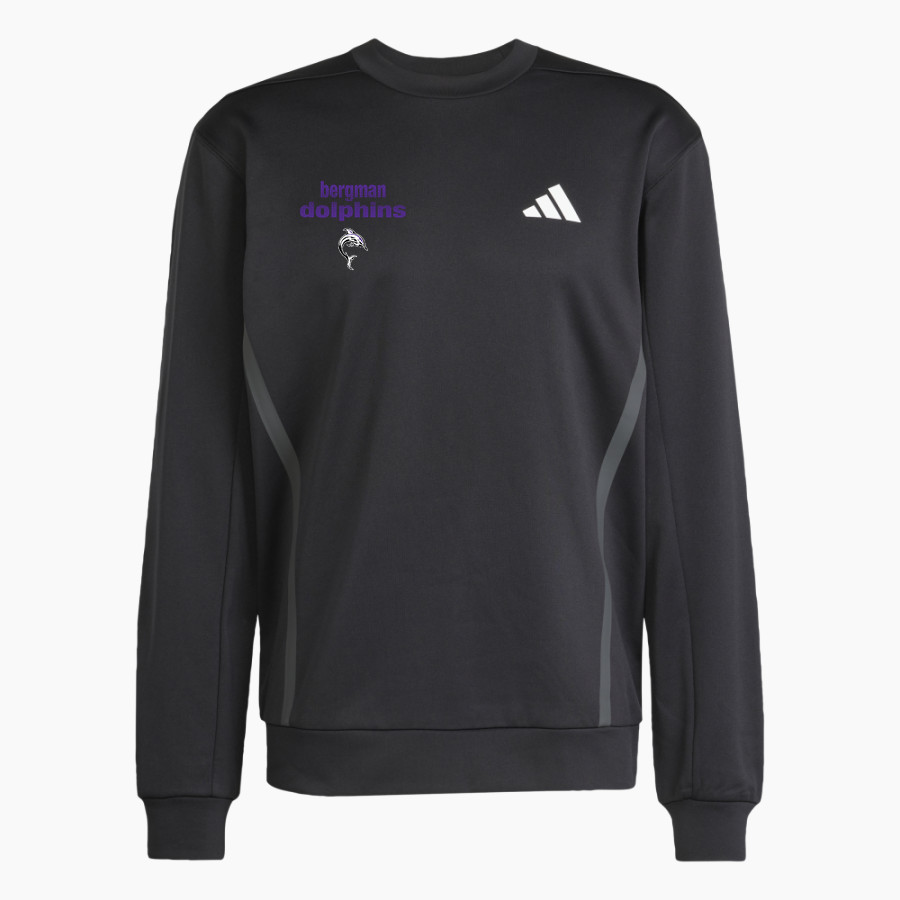 Bergman Dolphins <span class="pdp-name-mascot">Frank V. Bergman Elementary Dolphins</span> adidas Men's Game & Go Team Issue Crew