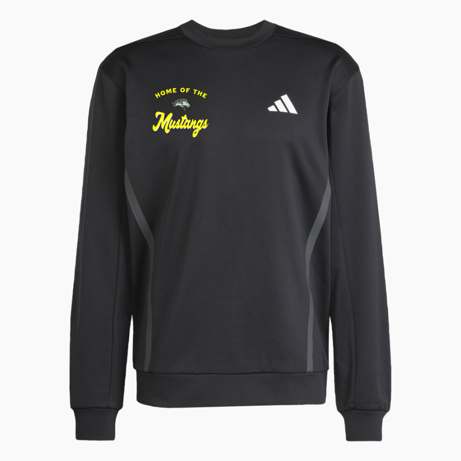 Mahone Mustangs adidas Men's Game & Go Team Issue Crew