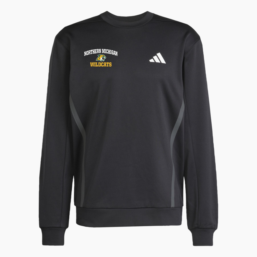 Northern Michigan Wildcats <span class="pdp-name-mascot">Northern Michigan Wildcats</span> adidas Men's Game & Go Team Issue Crew