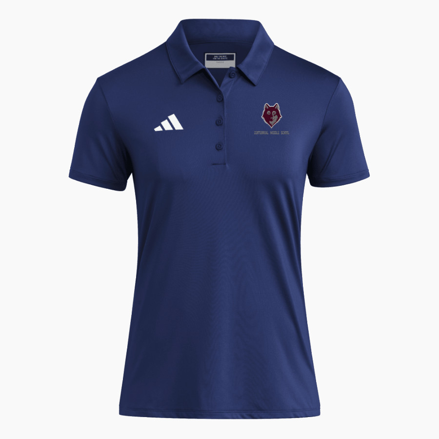 Centennial Middle School Timberwolves <span class="pdp-name-mascot">Centennial Middle School Wolves</span> adidas Women's Ultimate365 Solid Polo