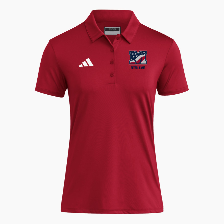 MacArthur Generals <span class="pdp-name-mascot">MACARTHUR HIGH SCHOOL Generals</span> adidas Women's Ultimate365 Solid Polo
