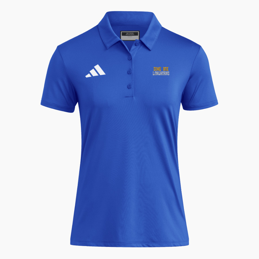 DIME BOX HIGH SCHOOL LONGHORNS <span class="pdp-name-mascot">DIME BOX LONGHORNS</span> adidas Women's Ultimate365 Solid Polo