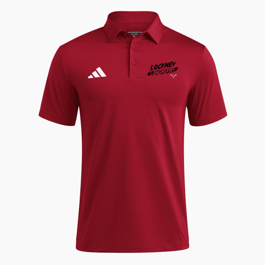 LOCKNEY HIGH SCHOOL LONGHORNS adidas Men's Ultimate 365 Solid Polo