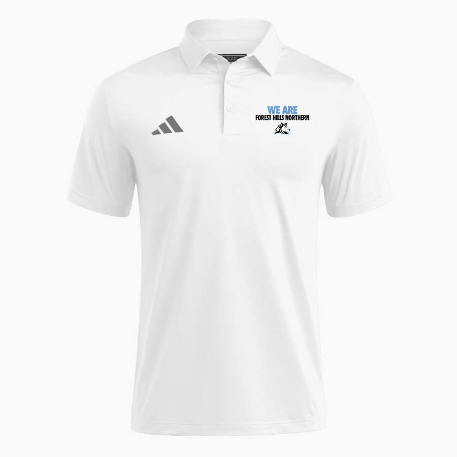 FOREST HILLS NORTHERN HIGH HUSKIES adidas Men's Ultimate 365 Solid Polo
