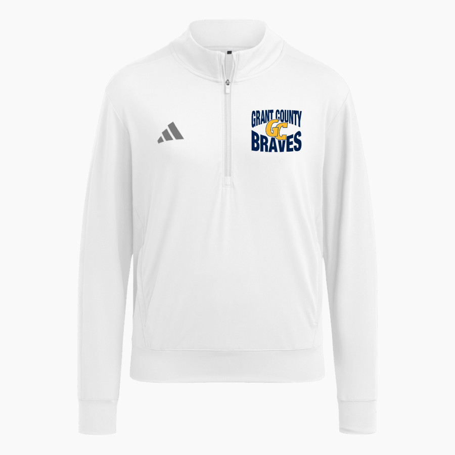 Grant County Braves The Official Online Store <span class="pdp-name-mascot">Grant County Braves</span> adidas Women's Ultimate365 Quarter Zip Layer