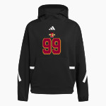 ITHACA HIGH SCHOOL LITTLE RED <span class="pdp-name-mascot">ITHACA LITTLE RED</span> adidas Women's Z.N.E. Hoodie Front Thumbnail
