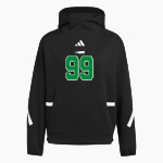 ULS Jr. Bows <span class="pdp-name-mascot">Junior Rainbows</span> adidas Women's Z.N.E. Hoodie Front Thumbnail
