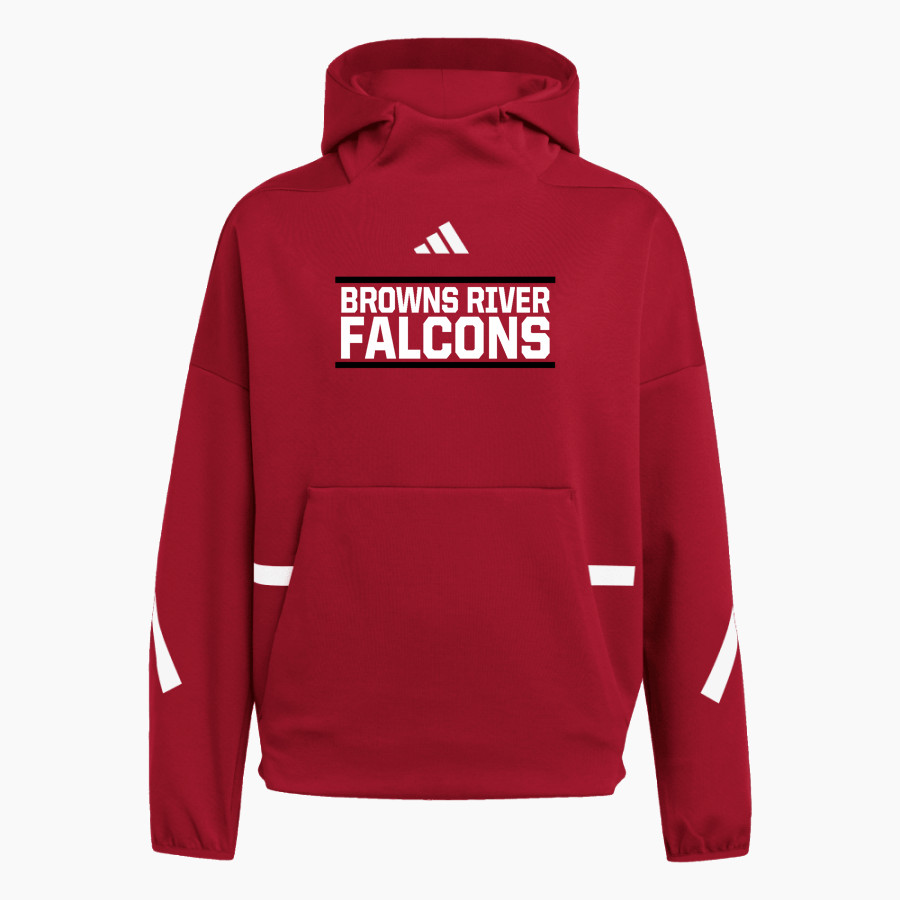 Browns River Falcons adidas Women's Z.N.E. Hoodie