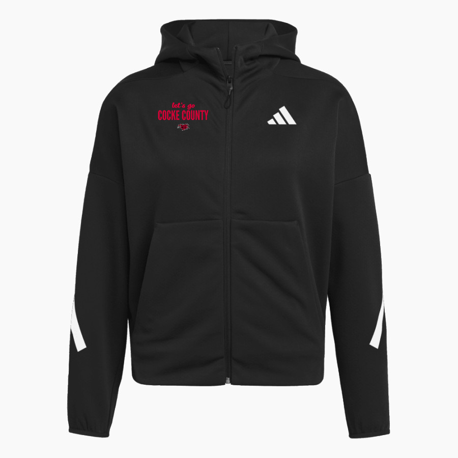 COCKE COUNTY HIGH SCHOOL FIGHTING COCKS <span class="pdp-name-mascot">COCKE COUNTY FIGHTING COCKS</span> adidas Women's Z.N.E Full Zip