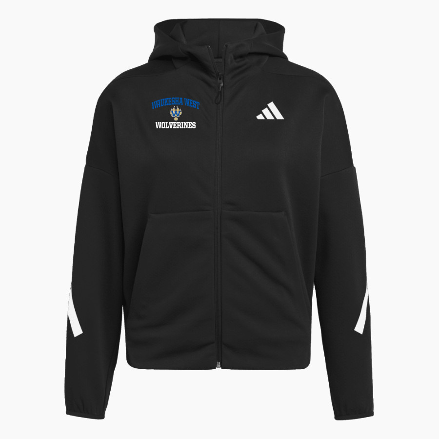 WAUKESHA WEST HIGH SCHOOL WOLVERINES <span class="pdp-name-mascot">WAUKESHA WEST WOLVERINES</span> adidas Women's Z.N.E Full Zip
