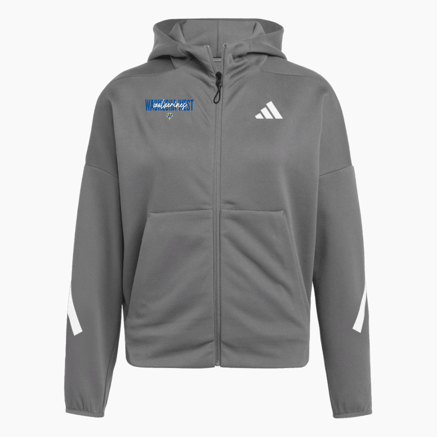WAUKESHA WEST HIGH SCHOOL WOLVERINES <span class="pdp-name-mascot">WAUKESHA WEST WOLVERINES</span> adidas Women's Z.N.E Full Zip