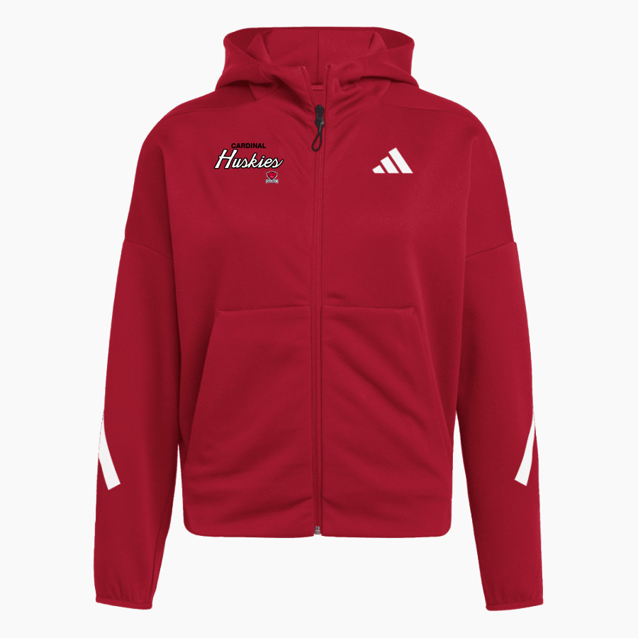 CARDINAL HIGH SCHOOL HUSKIES <span class="pdp-name-mascot">CARDINAL HUSKIES</span> adidas Women's Z.N.E Full Zip