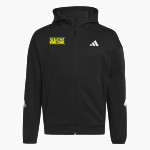Mahone Mustangs adidas Men's Z.N.E. Full Zip Front Thumbnail