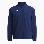 The Don Carey REECH Foundation adidas Men's Full Zip Woven Travel Jacket Front Thumbnail
