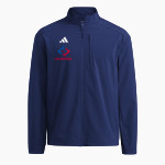 The Don Carey REECH Foundation adidas Men's Full Zip Woven Travel Jacket Front Thumbnail