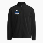 MacArthur Elementary Mustangs adidas Men's Full Zip Woven Travel Jacket Front Thumbnail