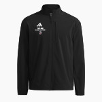 Fordham Prep Rams Online Store adidas Men's Full Zip Woven Travel Jacket Front Thumbnail