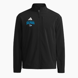 adidas Men's Full Zip Woven Travel Jacket