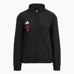 Providence Country Day The Official Online Store <span class="pdp-name-mascot">Providence Country Day Knights</span> adidas Women's Full Zip Woven Travel Jacket Front Thumbnail