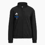 WATER VALLEY HIGH SCHOOL BLUE DEVILS adidas Women's Full Zip Woven Travel Jacket Front Thumbnail