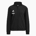 Nova Knights adidas Women's Full Zip Woven Travel Jacket Front Thumbnail
