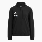 Lamar Mustangs adidas Women's Full Zip Woven Travel Jacket Front Thumbnail