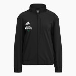 WAYLAND UNION HIGH SCHOOL WILDCATS <span class="pdp-name-mascot">WAYLAND WILDCATS</span> adidas Women's Full Zip Woven Travel Jacket Front Thumbnail