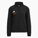 Sycamore Longhorns adidas Women's Full Zip Woven Travel Jacket Front Thumbnail