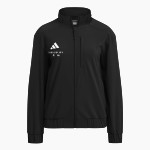 Roxbury Latin <span class="pdp-name-mascot">Roxbury Latin Foxes</span> adidas Women's Full Zip Woven Travel Jacket Front Thumbnail