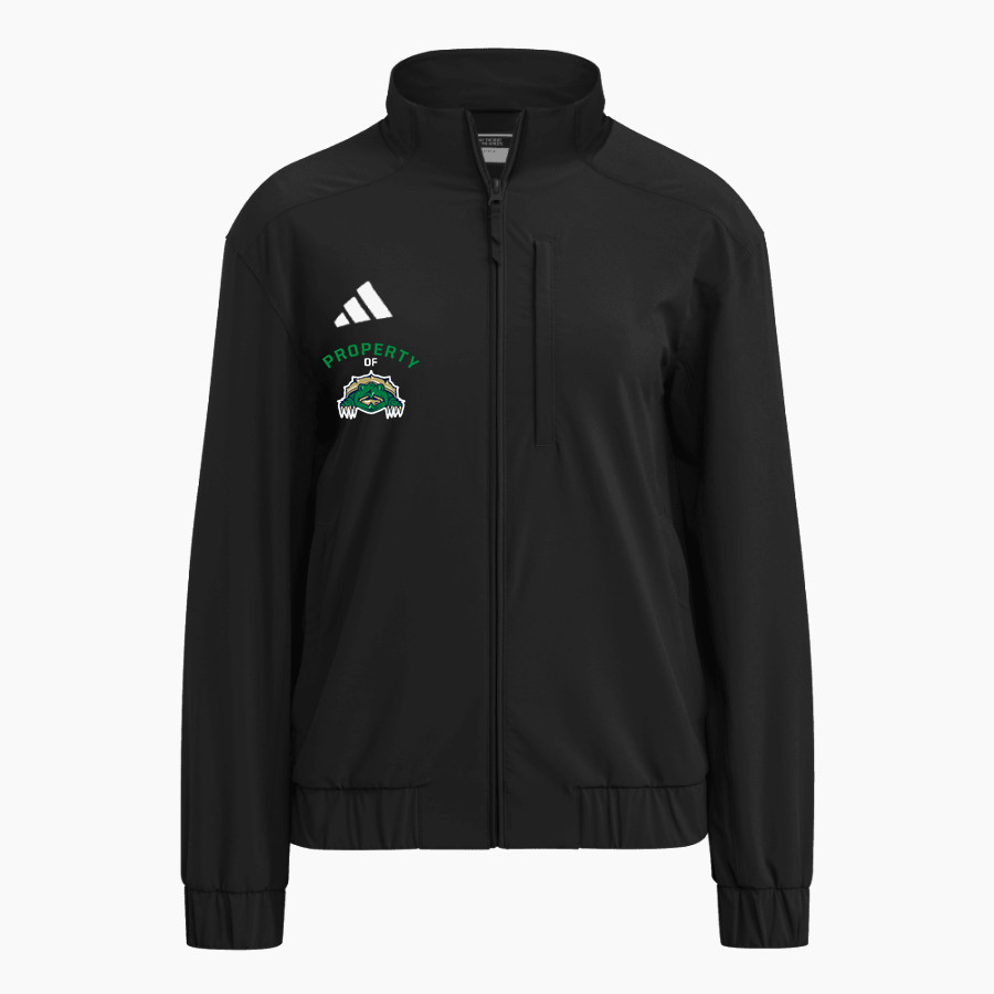 <span class="pdp-name-mascot">Spoon River Snappers</span> adidas Women's Full Zip Woven Travel Jacket