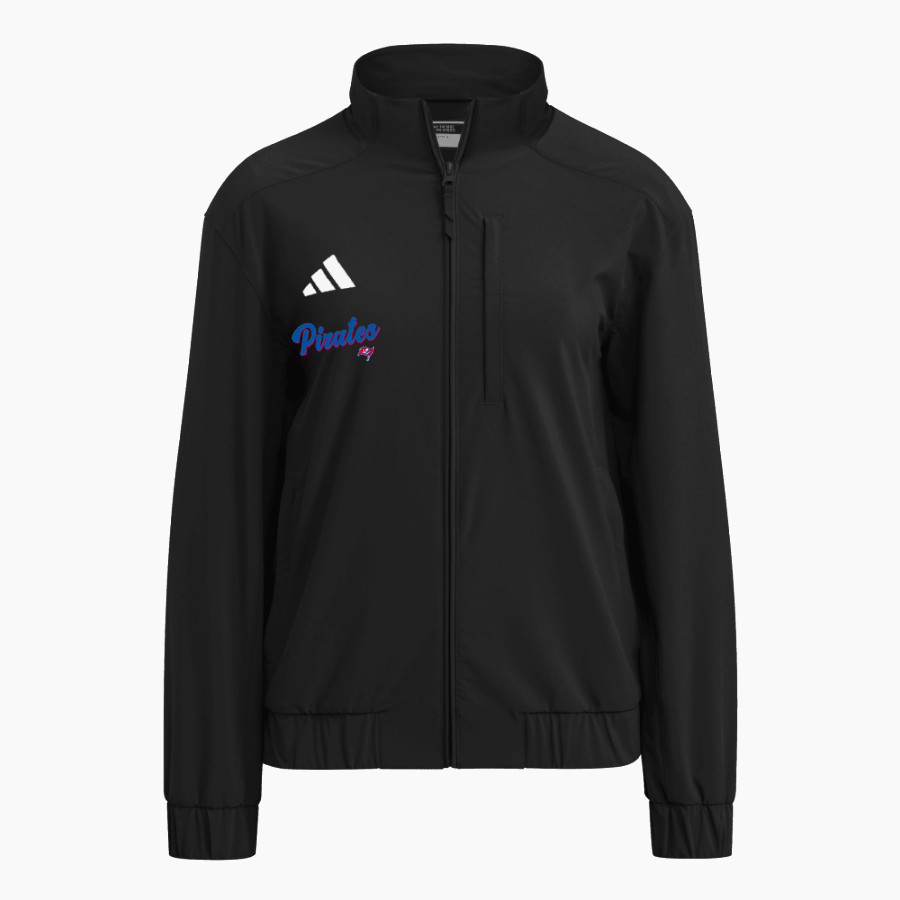 SAN LEANDRO HIGH SCHOOL PIRATES adidas Women's Full Zip Woven Travel Jacket