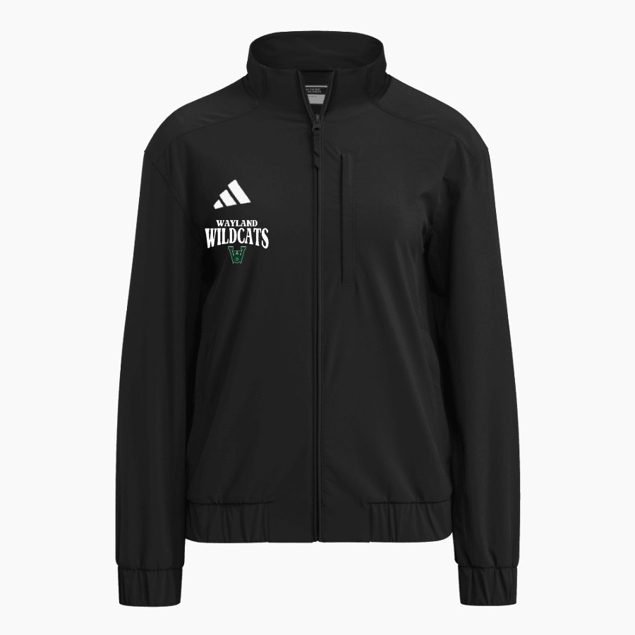 WAYLAND UNION HIGH SCHOOL WILDCATS <span class="pdp-name-mascot">WAYLAND WILDCATS</span> adidas Women's Full Zip Woven Travel Jacket