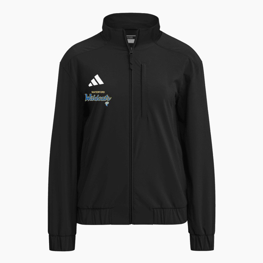 WATERFORD HIGH SCHOOL WILDCATS <span class="pdp-name-mascot">WATERFORD WILDCATS</span> adidas Women's Full Zip Woven Travel Jacket