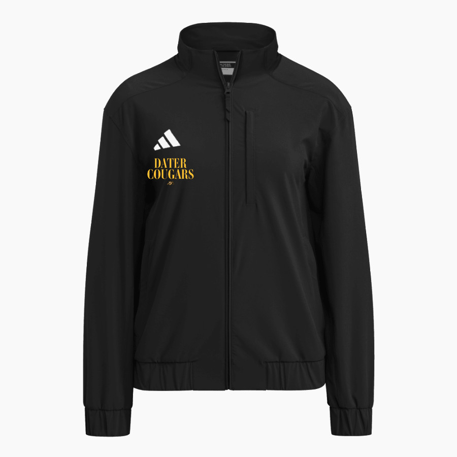 Dater Cougars <span class="pdp-name-mascot">Gilbert A. Dater Cougars</span> adidas Women's Full Zip Woven Travel Jacket