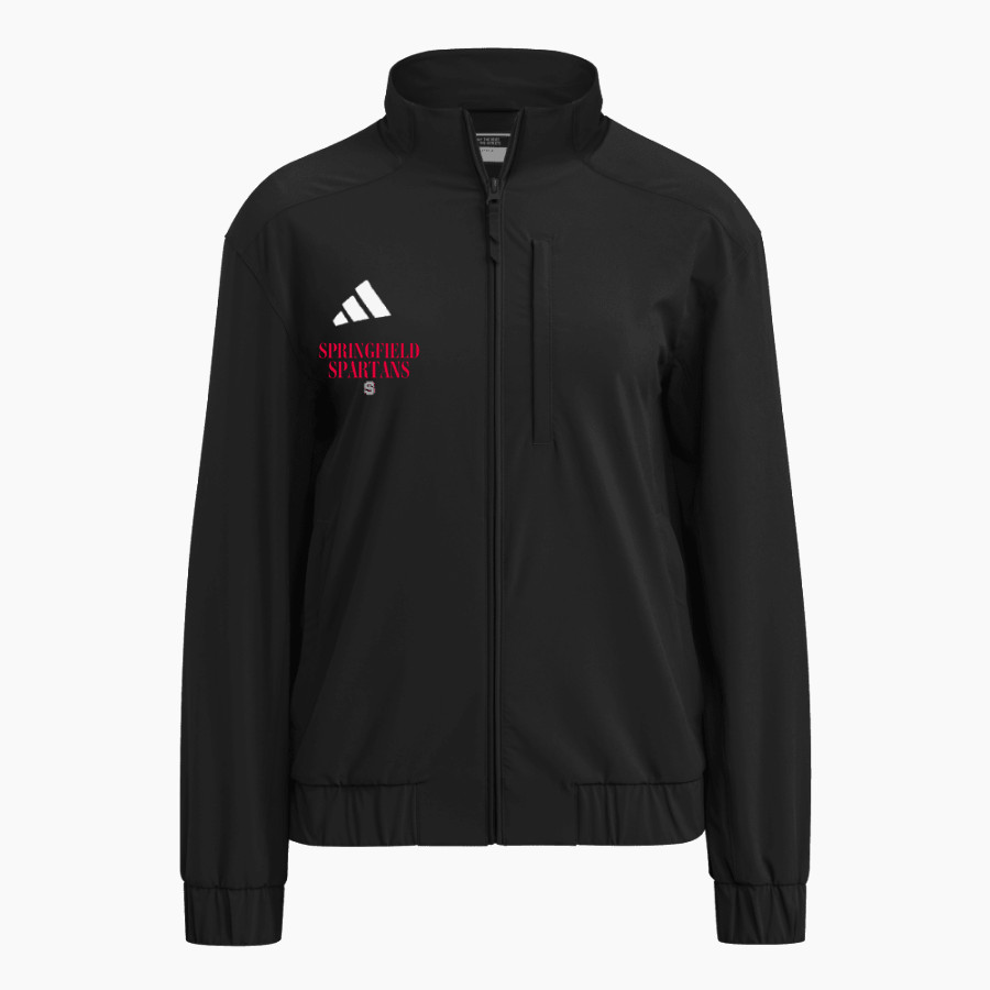 SPRINGFIELD SPARTANS The Online Store <span class="pdp-name-mascot">SPRINGFIELD SPARTANS</span> adidas Women's Full Zip Woven Travel Jacket