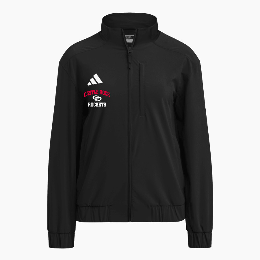 Castle Rock Rockets <span class="pdp-name-mascot">Castle Rock Rockets</span> adidas Women's Full Zip Woven Travel Jacket