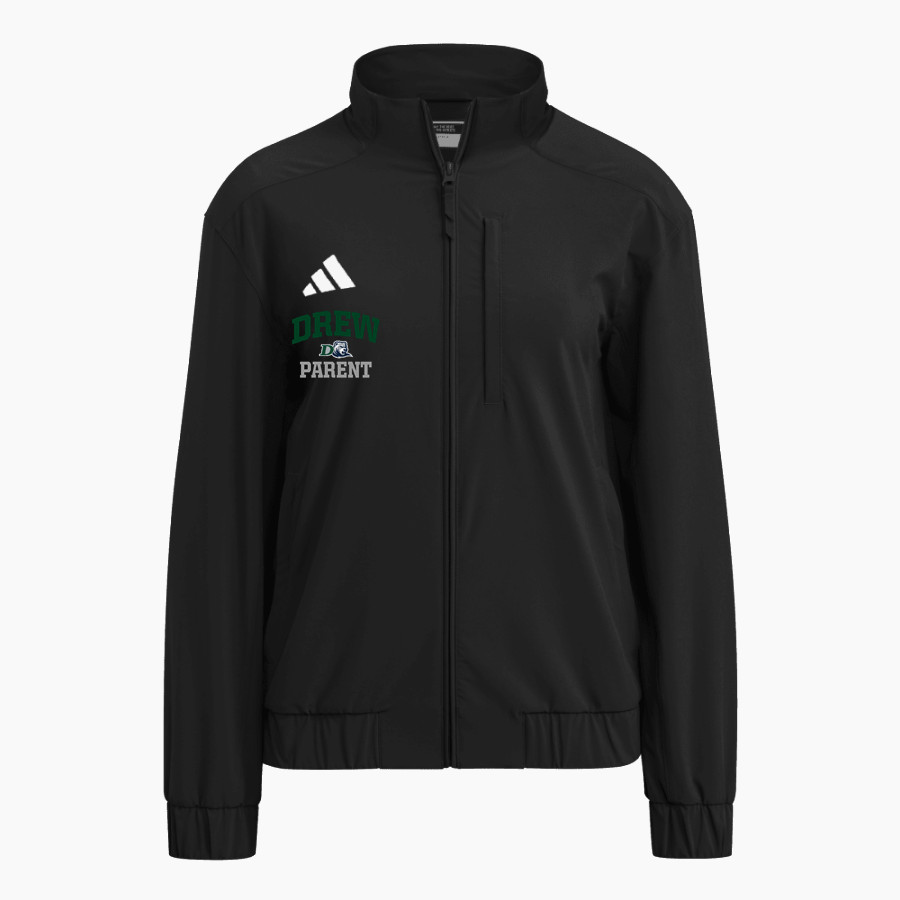 Drew Rangers <span class="pdp-name-mascot">Drew University Rangers</span> adidas Women's Full Zip Woven Travel Jacket