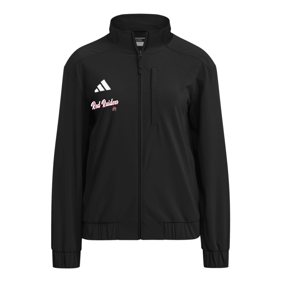 Pulaski Red Raiders <span class="pdp-name-mascot">Pulaski Red Reaiders</span> adidas Women's Full Zip Woven Travel Jacket