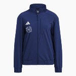 Marietta Blue Devils <span class="pdp-name-mascot">Marietta Blue Devils</span> adidas Women's Full Zip Woven Travel Jacket Front Thumbnail
