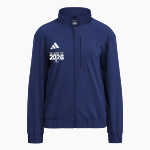 RANNEY SCHOOL PANTHERS <span class="pdp-name-mascot">THE RANNEY PANTHERS</span> adidas Women's Full Zip Woven Travel Jacket Front Thumbnail