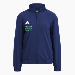 JOHN F KENNEDY HIGH SCHOOL COMMANDERS adidas Women's Full Zip Woven Travel Jacket Front Thumbnail
