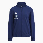 STAUNTON HIGH SCHOOL STORM <span class="pdp-name-mascot">STORM STORM</span> adidas Women's Full Zip Woven Travel Jacket Front Thumbnail