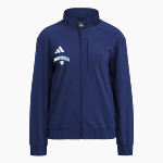 Mayfield Junior School Mustangs Online Store adidas Women's Full Zip Woven Travel Jacket Front Thumbnail
